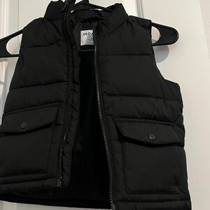Old Navy Kids Black Puffer Vest